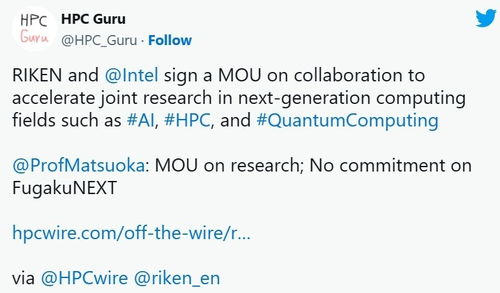 英特爾聯手日本理研 簽署諒解備忘錄，共探前沿量子計算技術與服務新藍圖